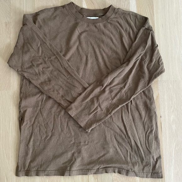 Le Bon Shoppe Sunday Shirt and Balloon Pants set in Tobacco size Medium - Picture 2 of 5